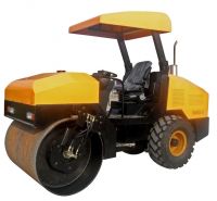 Hao Hong factory direct sales 4 ton tyre vibratory small road roller compactor with competitive price