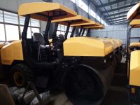3 ton rid on self-propelled double drum vibratory road roller compactor