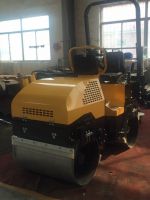 Hot sale hydraulic ride on vibration small double drum compactor road roller