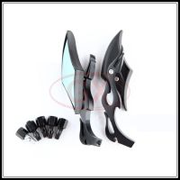 Motorcycle Decoration Mirror Motocross Universal Side Mirror Back View Mirror Rhombus