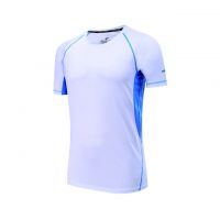 Quick-dry round neck T-shirt with color matching