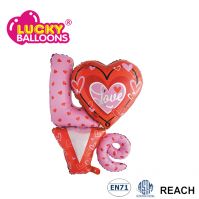 new design foil letter balloons love shape foil balloon for wedding decorations