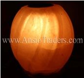 "Fancy Aroma Pumpkin Shape  Salt Lamp - 5.5""x5.5""x6"""