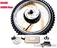 Sell Electric Motorcycle Conversion Kit 3000W Brushless Motor
