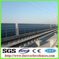 Good quality galvanized steel highway noise barrier/sound barrier for wholesale (China manufacturer)