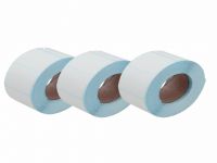 White plain paper label/sticker, blank thermal paper transfer sticker labels