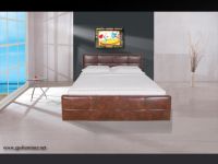 32 leather bed