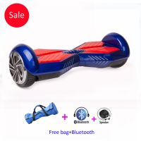 Blue 6.5 inch 2 wheel electric scooter, 2 wheel hoverboard