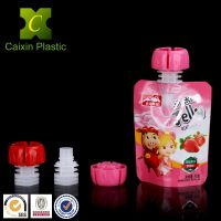 10mm choking proof cap with spout for baby food liquid and jelly pouch