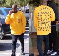 New arrive!2016 men's clothing fashion Kanye West I Feel Like Kobe long sleeve commemorate men T shirt