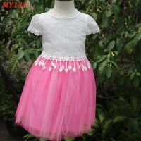 Latest lace party girl dress childrens girl dress 2-6 years