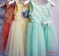 Unique dress design teenage girls sleeveless bright modern party dress