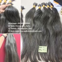 Gray human hair, Natural gray hair, Best quality - Wholesale price