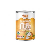 400ml USDA Organic Coconut Milk with Almond flavour