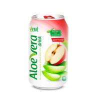 330ml Cans Original taste Aloe vera drink with Apple natural flavour(pack of 24)