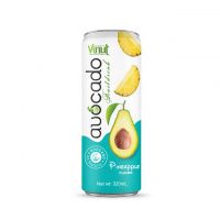 320ml Canned Avocado fruit Juice drink with Pineapple juice