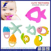 Funny Baby Teether Made Of Food Grade Silicone Teether