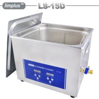 Limplus 15liter bicycle chain bearing oil remove ultrasonic cleaner with basket