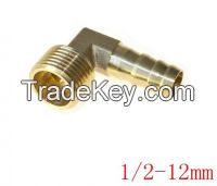 Hose Barb Elbow Brass Barbed Tube Pipe Fitting Coupler Connector Adapt