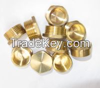 Brass Hex Male Plug