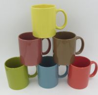 ceramic glazed mug with printing