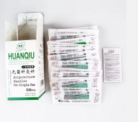 Huanqiu needles , lose weight needles , Huanqiu disposable acupuncture needles with tube of 100/500 pieces , face needles