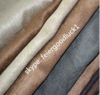 Suede dyed leather fabric suede blazers fabric