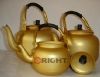 Sell aluminum golden tea kettle(ATK-002)