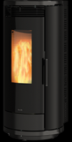 Ravelli Aurora Glass Pellet Stove