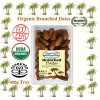 Dates Deglet Noor Organic Branched Dates Tray 400 g