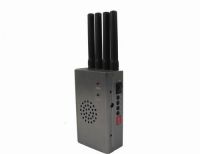 Grey Portable High Power 4G LTE Mobile Phone Jammer