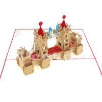 Tower Bridge 1-handmade card-pop up card-3d card-birthday card-greeting card-famous building card