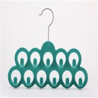 Non-slip Flocked Velvet Space Saving Coat Hangers with Trouser Bar and a hook