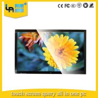LASVD  70 inch infrared wall type muiti touch screen led TV display with all in one pc