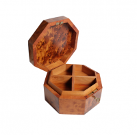 Hexagon Jewelry Box Supplier (Wooden Jewellery Box with drawers)
