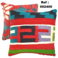 Pillow kilim (Origin: Tunisia) 100% Wool (Ref # 002400)
