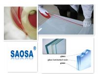 SAOSA UV curing resin for high impact resistance security laminated glass for burglar proof