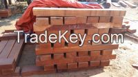 TEAK RAIL SLEEPERS