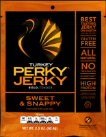 Perky Jerky Sweet & Snappy Turkey Jerky