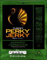 Perky Jerky Jammin Jamaican Turkey Jerky