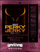 Perky Jerky BBQ With Seoul Beef Jerky