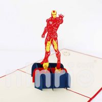 Iron man 3d pop-up card - BT131
