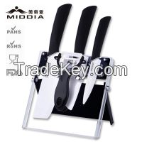 Ceramic Knife Set with Acrylic BlockManufacturer FDA RoHS certificated