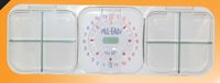 Sell 24 reminder pillboxtimer with 8 pill chamers tray