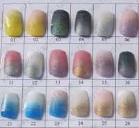 Sell Nail Art / TP-TJ11 Glitter powder full nail tip