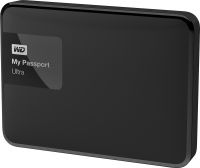 WD - My Passport Ultra 1TB External USB 3.0/2.0 Portable Hard Drive - Classic Black