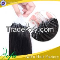 AoFa 100% Remy Virgin Micro Ring Human Hair Extensions