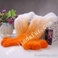 rabbit fur scarf