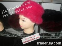 mink knitted fur hat