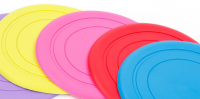 Circular Silicon Frisbee game partner